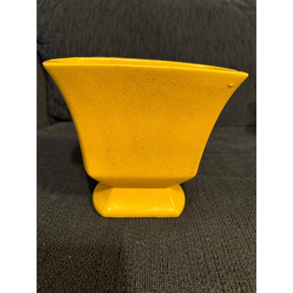McCoy Floraline yellow vase ‎ 453 - Picture 2 of 5